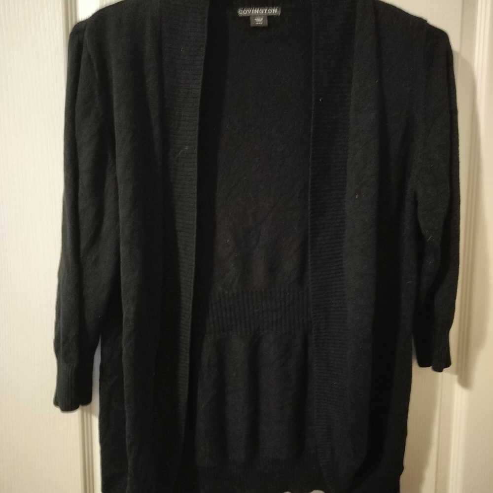 Covington Women's Elegant Black Cardigan